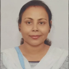 Yoga teacher Mrs. Debjani Mukherjee in Barasat